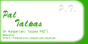 pal talpas business card